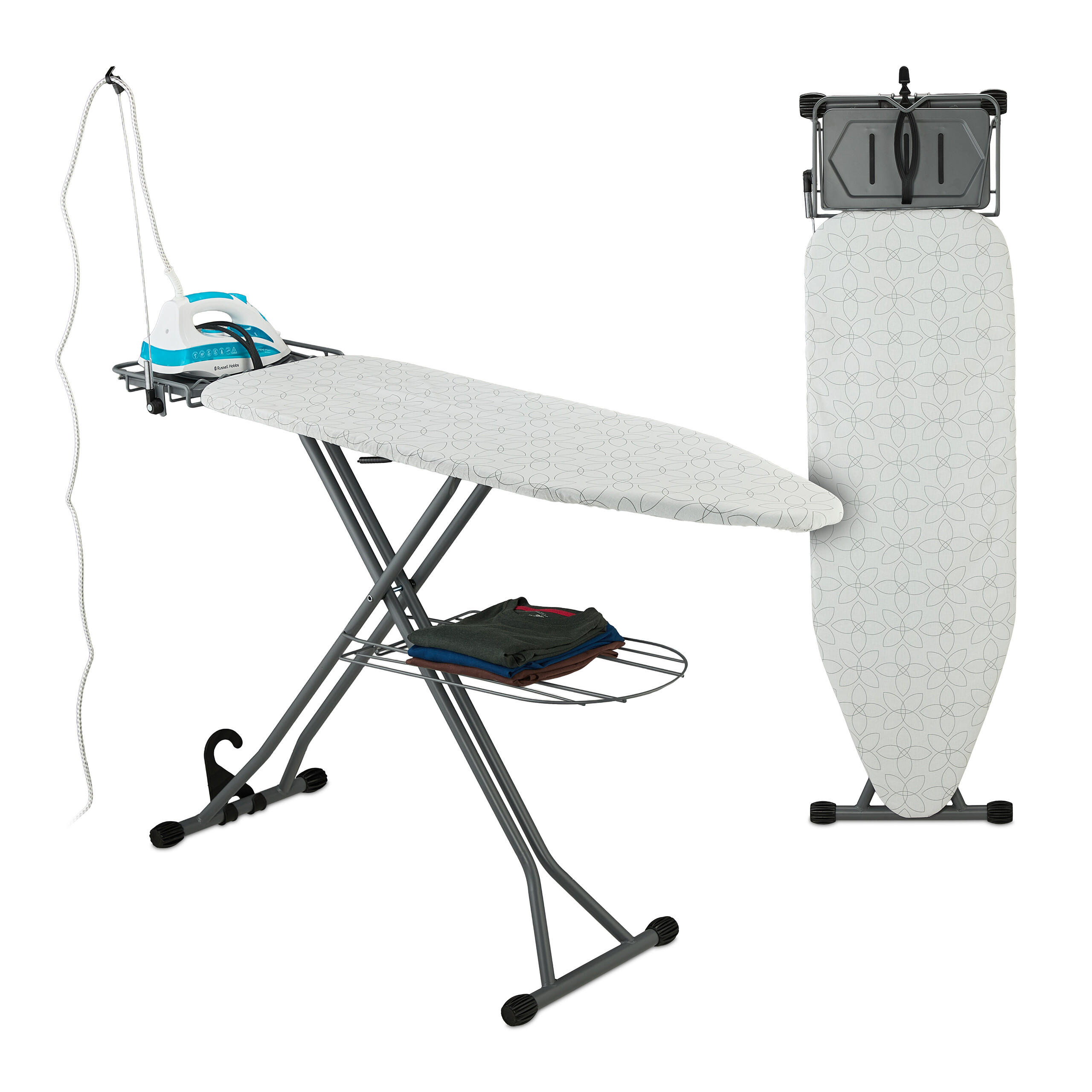 LIKALNA miza - večbarvno, kovina/umetna masa (137/39cm) - Relaxdays