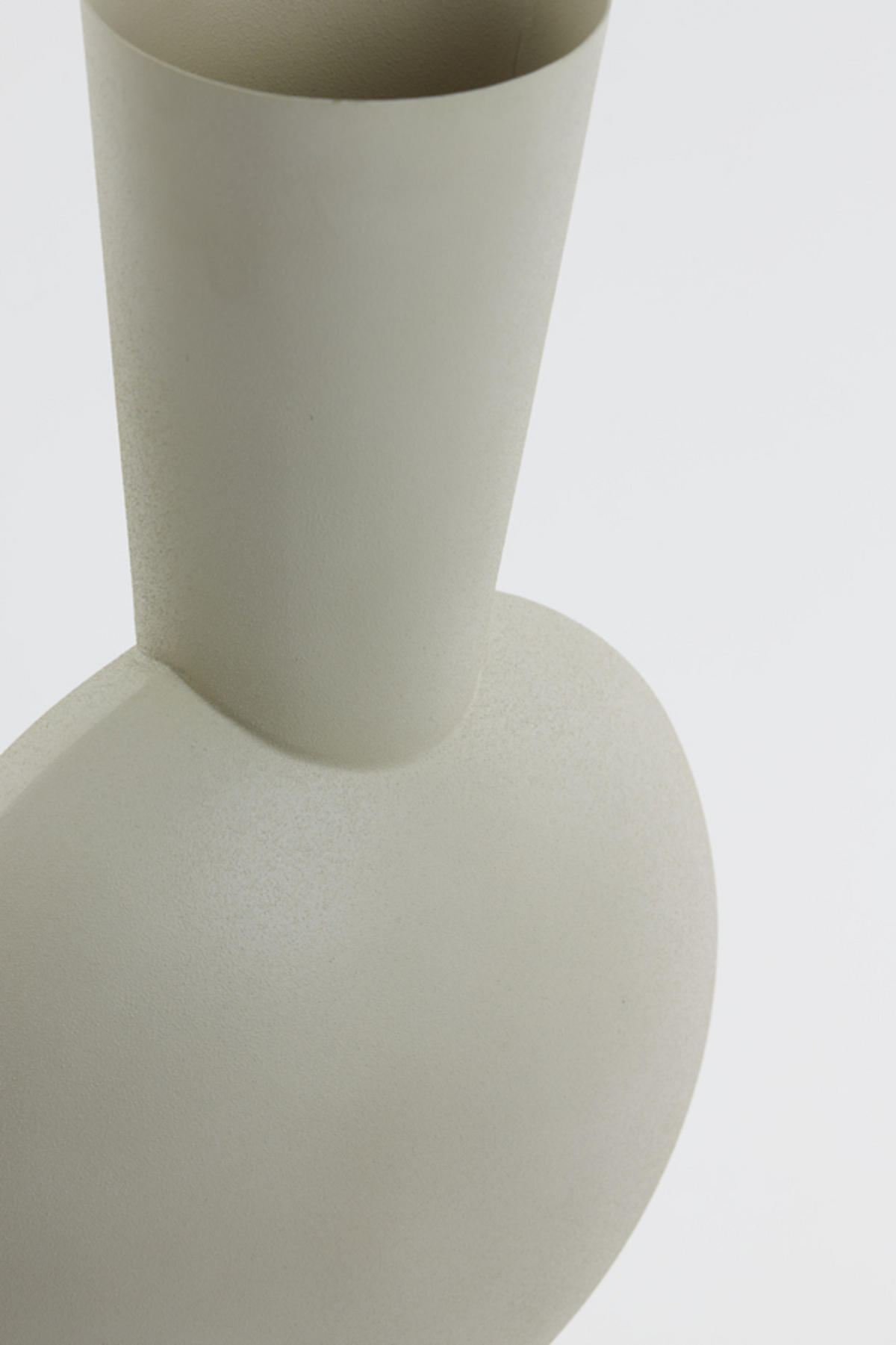 VASE Kavandu Grau 37,5/22/81 cm - Grau, Metall (79.5cm) - Light & Living
