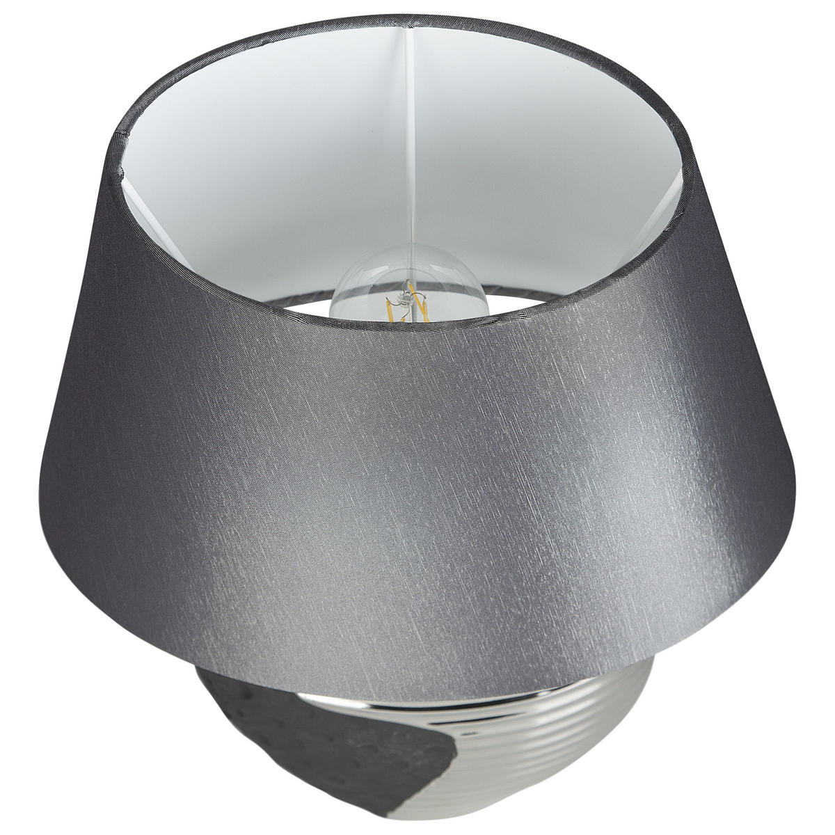 TISCHLAMPE Esla 30/30/41 cm - Schwarz, Keramik (30/30/41cm) - Beliani