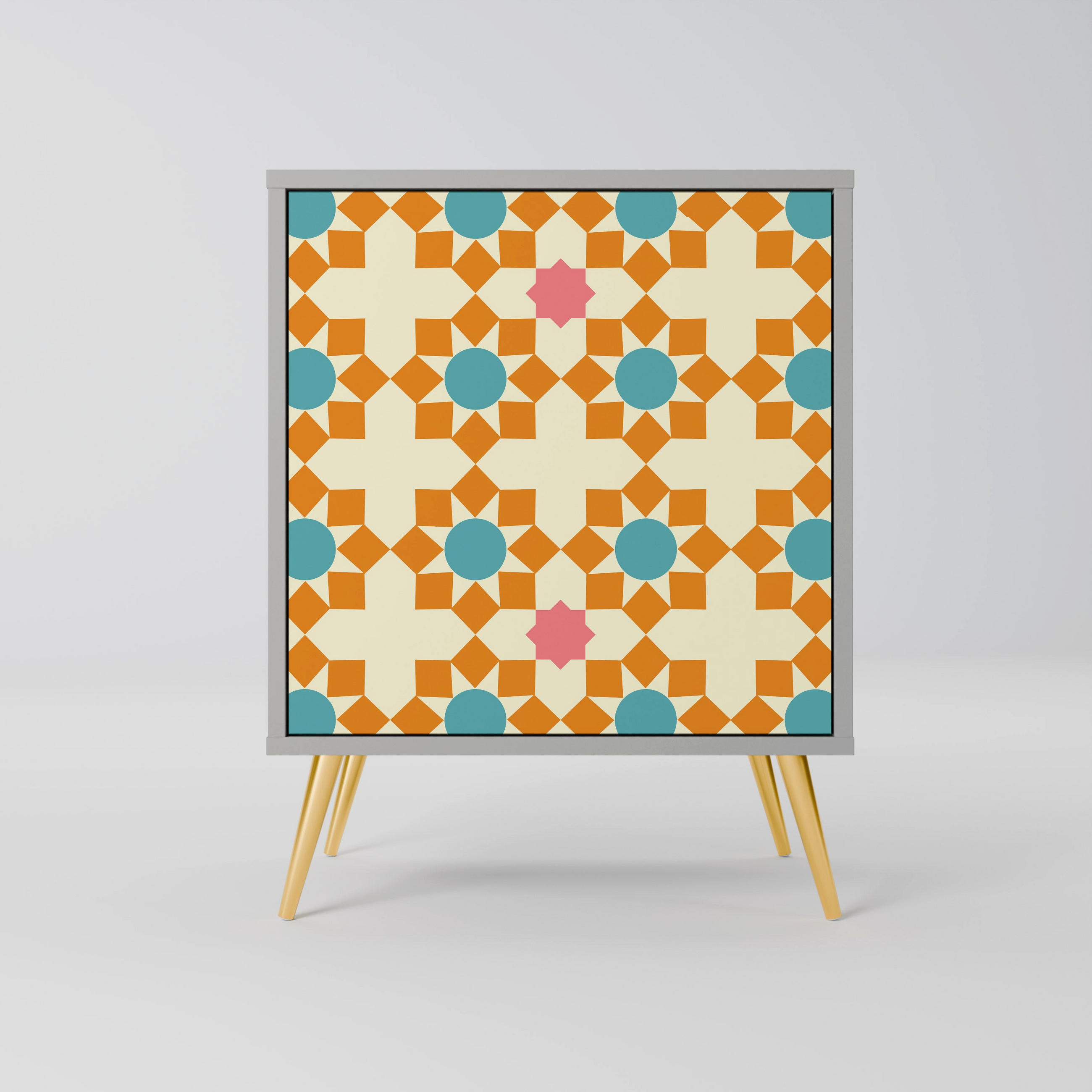 SpaceRebels Sideboard Grau 57.5x75.5x42 cm