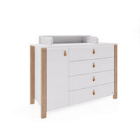 WICKELTISCH ETUDE Weiß 50x120x86 cm - Weiß, Holz (120/86/120cm) - FURNLUX