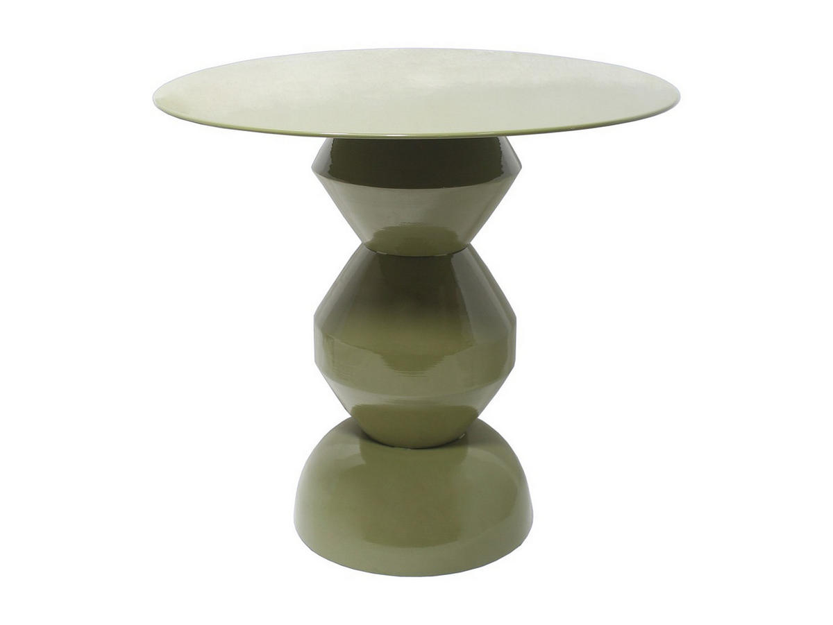 BEISTELLTISCH aus Metall - Khaki - SUPITA - Grün, Metall (50/50/46.5cm) - Vente-Unique