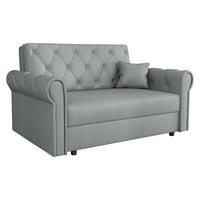 SCHLAFSOFA Viva Roma II - Schwarz/Grau, Holz/Textil (148/85/98cm) - MIRJAN24