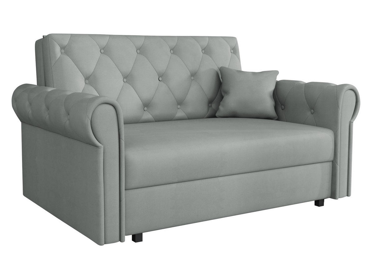SCHLAFSOFA Viva Roma II - Schwarz/Grau, Holz/Textil (148/85/98cm) - MIRJAN24