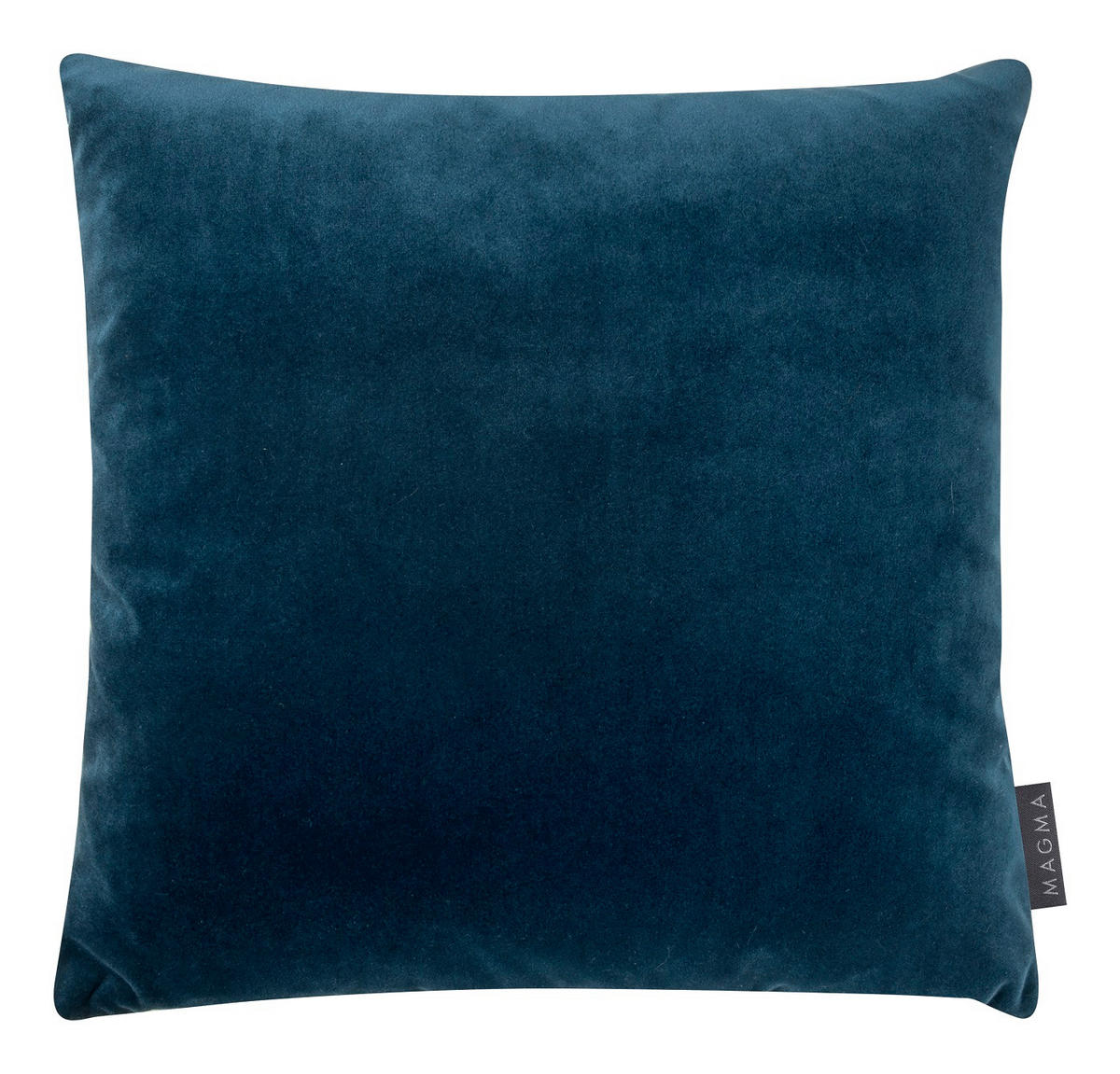 KISSENHÜLLE Samt Uni - Petrol, Textil (40/40cm) - Magma Heimtexx