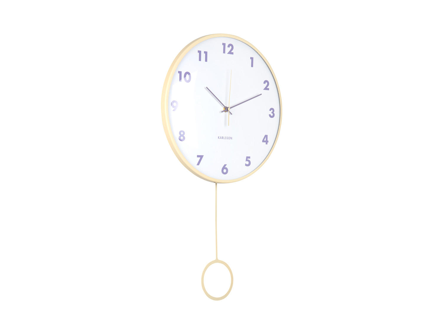 WANDUHR Cheeky Dome 7/35/61 cm - Gelb, Metall (35/61/7cm) - Karlsson