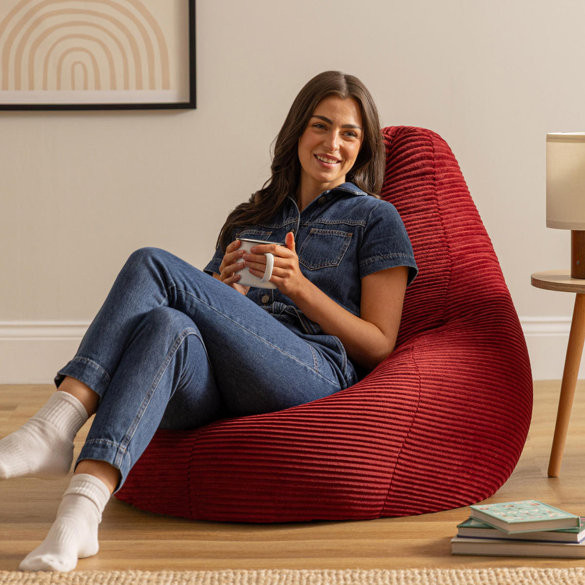 SITZSACK Dalton - Bordeaux, Kunststoff/Textil (90/73/84cm) - icon