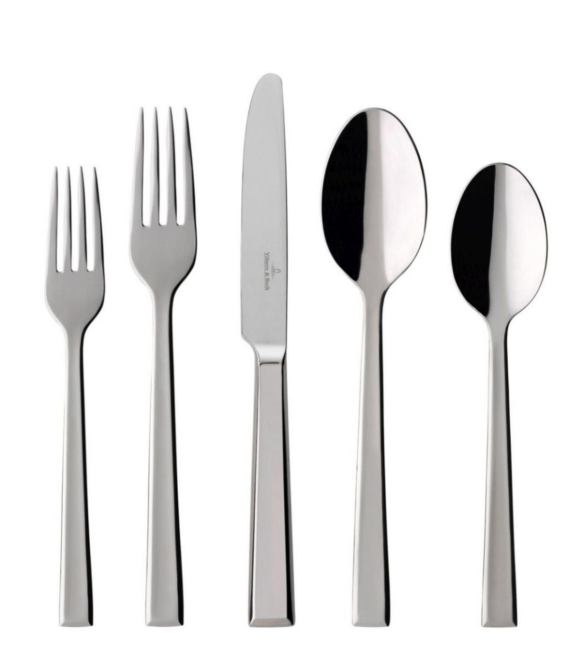 TAFELBESTECK Victor silber 68er Set - Silberfarben, Metall - Villeroy & Boch