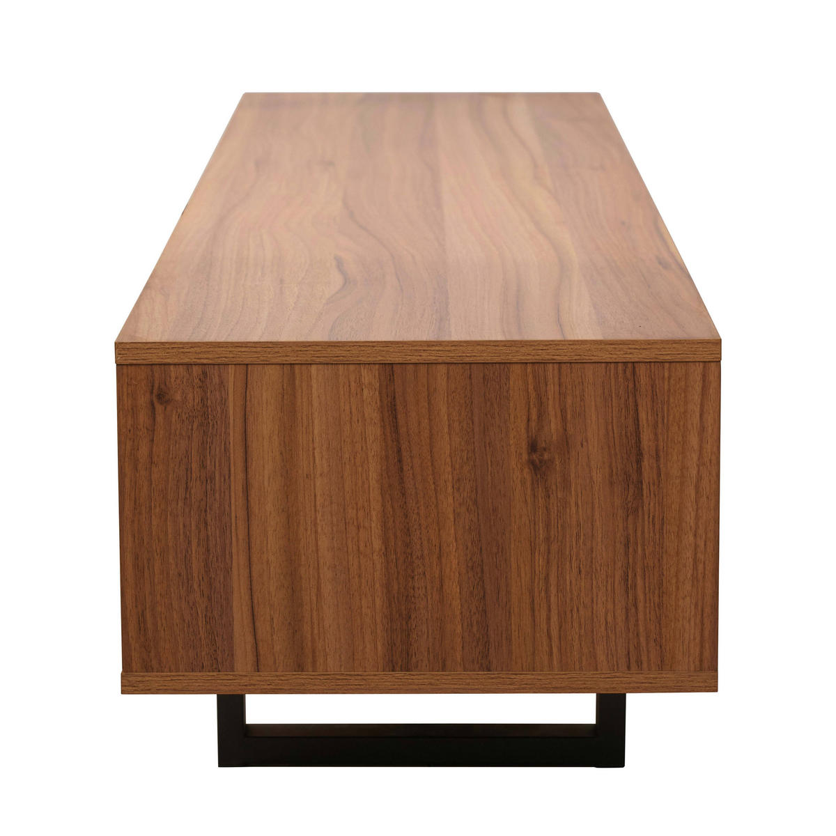 TV-SCHRANK, dunkles Holzeffekt - Braun, Holz (40/35/160cm) - Oviala