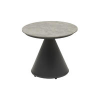 GARTENTISCH Madison Ø50x43 cm, Keramik, Anthrazit - Anthrazit, Keramik (50/50/43cm) - dasmöbelwerk