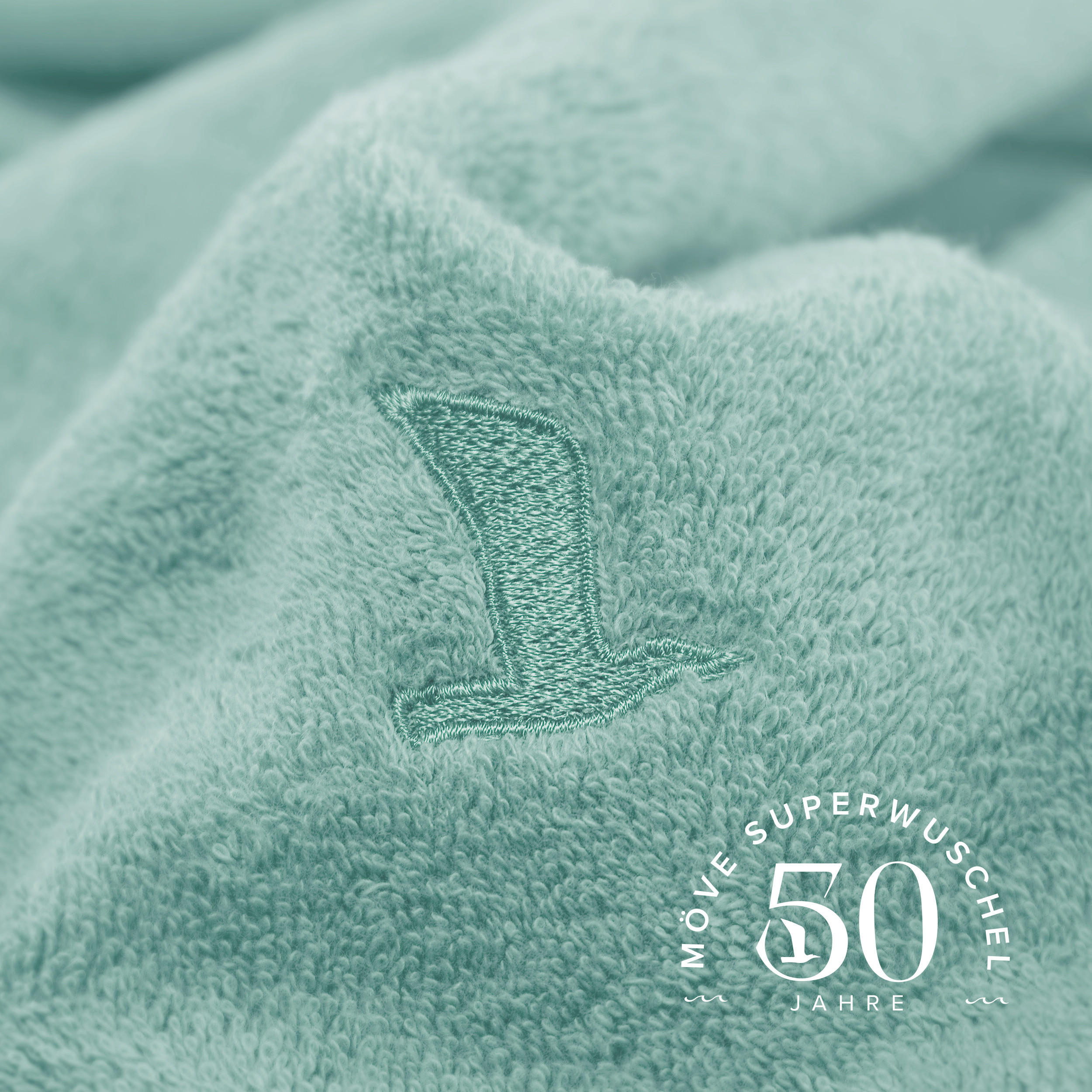 BADETUCH SUPERWUSCHEL - LIMITED EDITION - Grün, Textil (80/200cm) - MÖVE