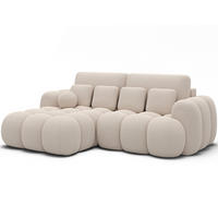 ECKSOFA COVELION L-Form – Schlaffunktion, Bettkasten, Wellenfederung, HR-Kaltschaum, inkl. Kissen, moderner Wohnkomfort - Beige, Kunststoff (260/167cm) - Wohnideebilder