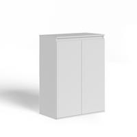 KOMODA S VRATIMA Claus Bijela 74 x 99.6 cm s 2 vrata - bijela, drvni materijal (74/99.6/40cm) - Vicco