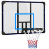 BASKETBALLKORB - Blau/Schwarz, Metall (61/113cm) - SPORTNOW