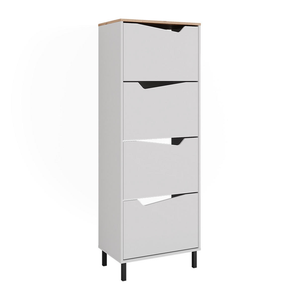 BOTNÍK NA BOTY Marelle Bílá/Artisan - bílá, kompozitní dřevo (60/167.4/38cm) - Vicco