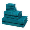 FROTTIERSET Vienna Style Supersoft 8-teilig - Pastellblau, Textil (50/100cm) - Vossen