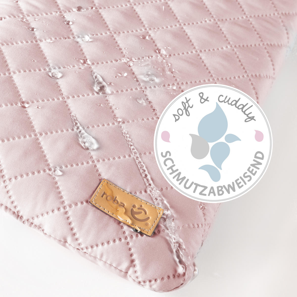 HOCHSTUHL-SITZVERKLEINERER 2-teilig roba Style rosa - Rosa, Textil (40/25/2cm) - Roba