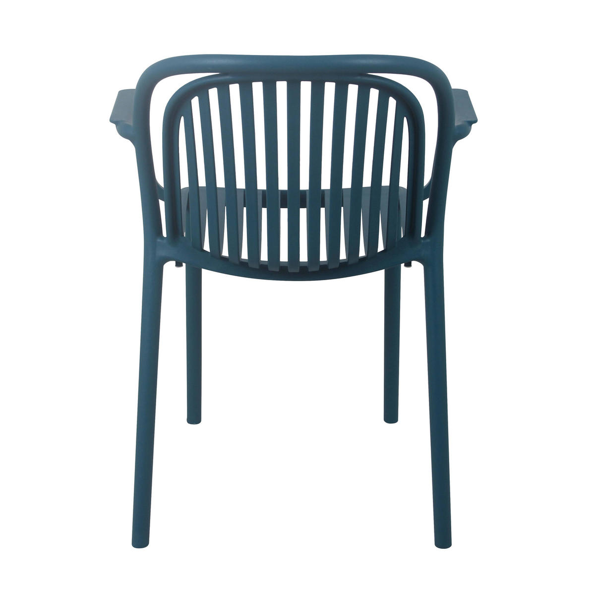 GARTENSTUHL, Blau - Blau, Kunststoff (57/58cm) - Oviala