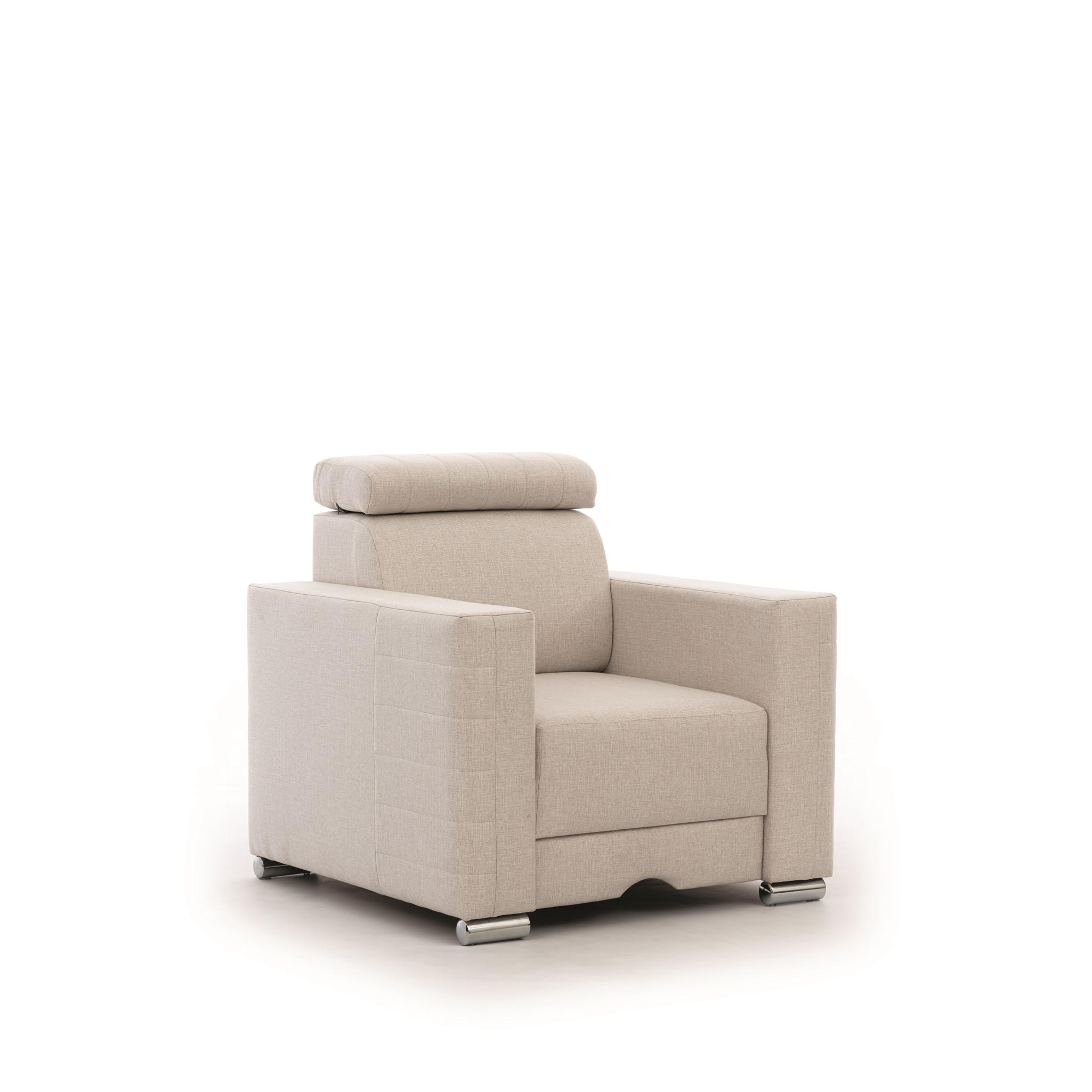 SESSEL Canton In Liverpool - Creme, Holzwerkstoff/Textil (94/92/93cm) - Fun Möbel
