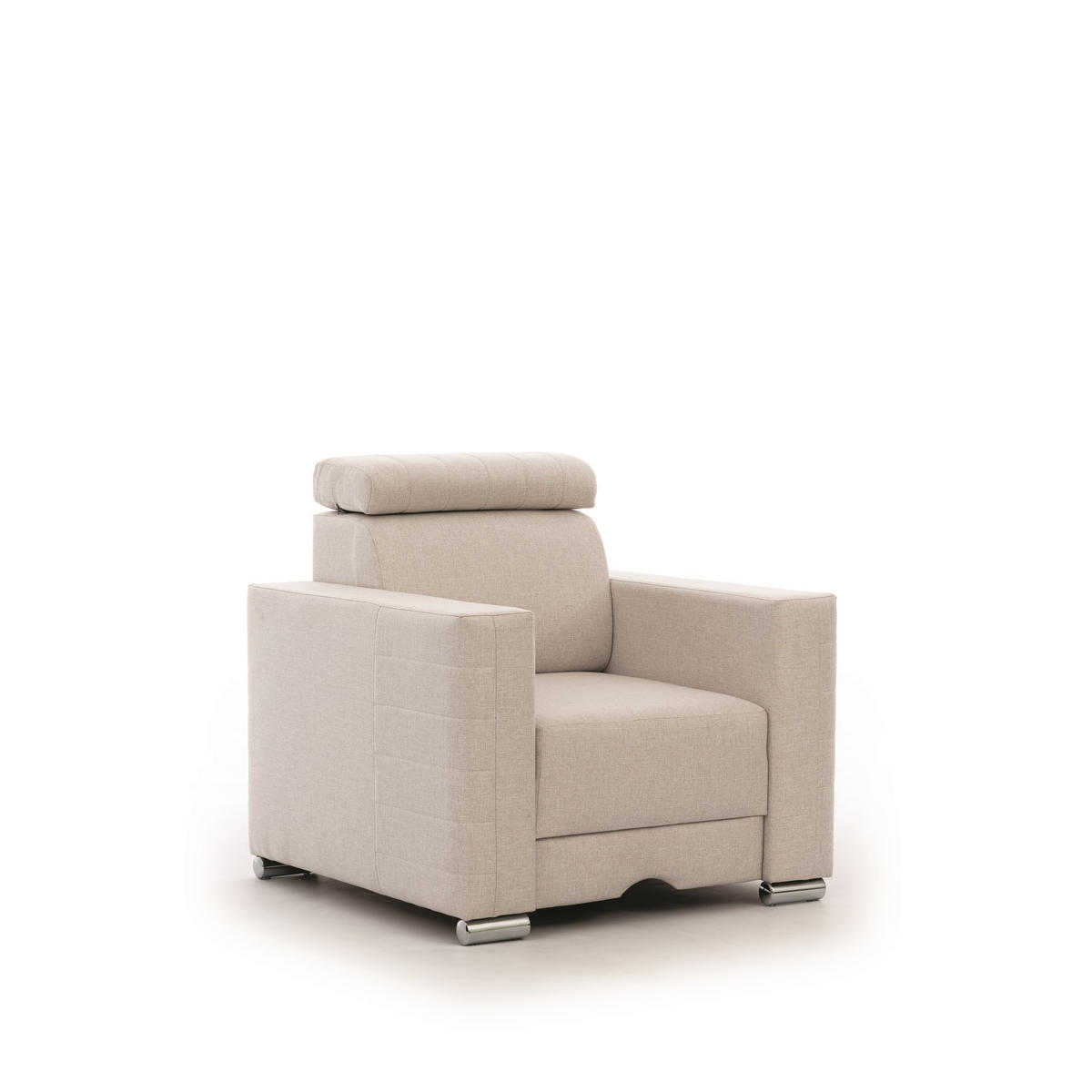 SESSEL Canton In Liverpool - Creme, Holzwerkstoff/Textil (94/92/93cm) - Fun Möbel