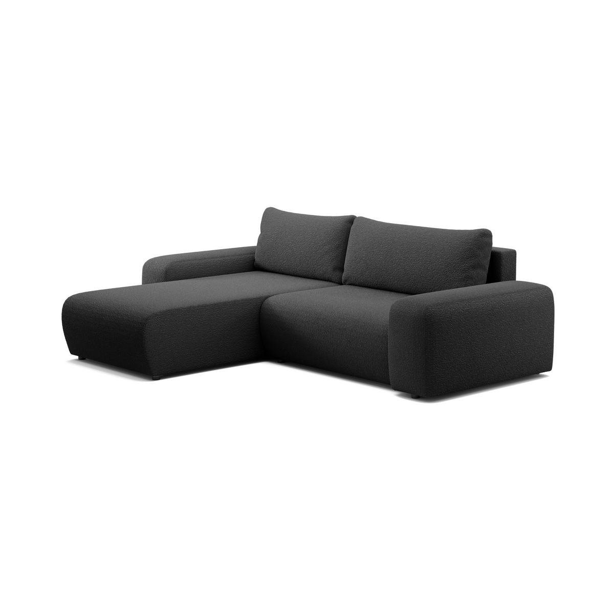 ECKSOFA Bornim Universelle Schwarz (Anthology 19) - Schwarz, Textil (294/185cm) - Fedve