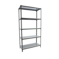 SCHWERLASTREGAL Metal Shark HxBxT 180 x 90 x 50 cm Fachlast 180 kg Anthrazit-Verzinkt - Anthrazit, Metall (90/180/50cm) - PROREGAL