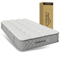 TASCHENFEDERKERNMATRATZE 90/200 cm H3, 20 cm hoch, 7 Zonen, mit 4 Griffen - Weiß, Textil (90/200cm)