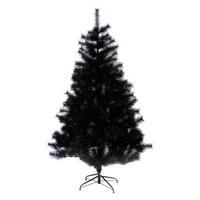 WEIHNACHTSBAUM Schwarz 105/105/180 cm - Schwarz, Kunststoff (180cm) - Mobili Rebecca