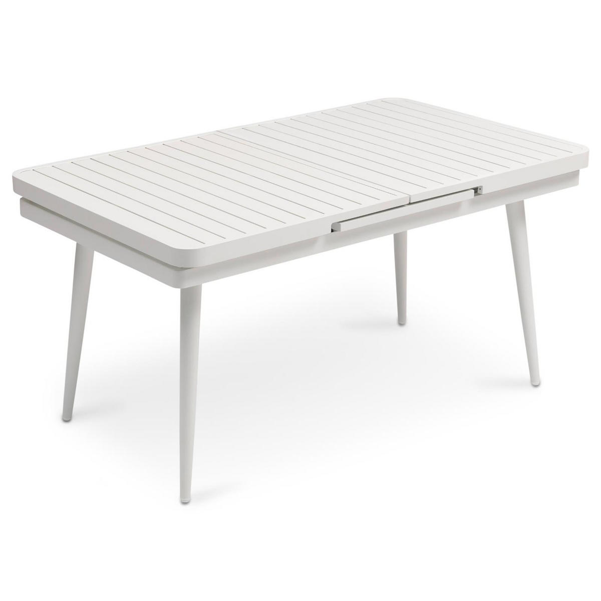 GARTENTISCH SUNNY weiß - Weiß, Metall (90/150/78cm) - IDIMEX