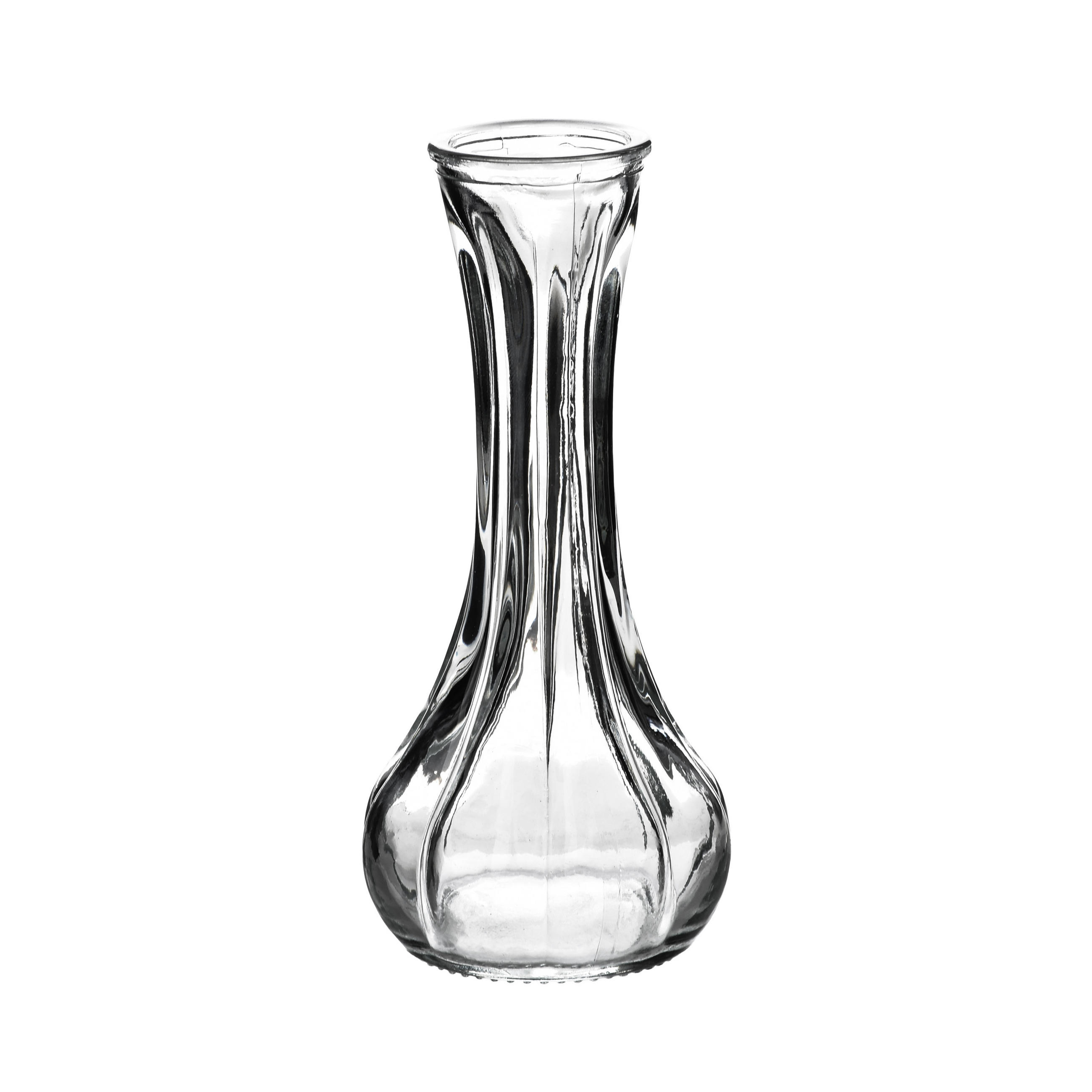 VASE Serenite Transparent 4x6xh16 cm Glas - Transparent, Glas (16cm) - Mondex