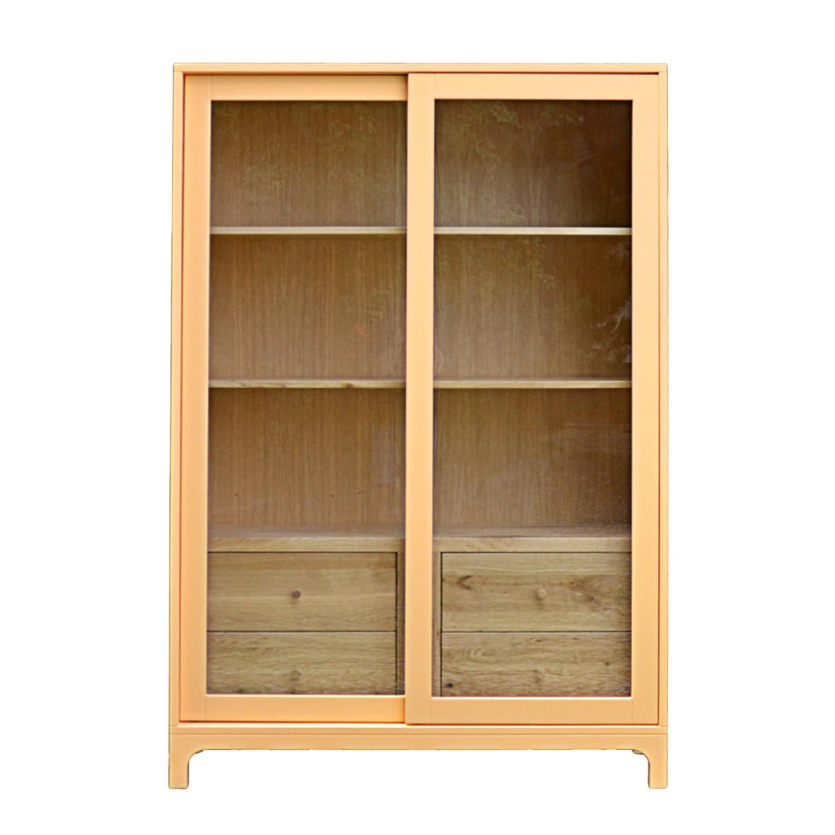Rawood Furniture Vitrine Eiche 120x200x45 cm