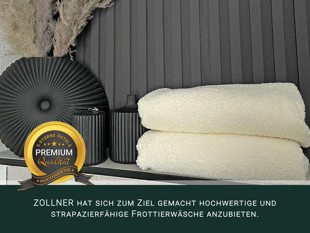 HANDTÜCHER, 6er-Set, 50x100 cm, 100% Baumwolle, Braun - Creme, Textil (50/100cm) - Zollner
