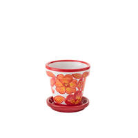 BLUMENTOPF OW Orange - Orange, Keramik (21/19cm) - J-Line