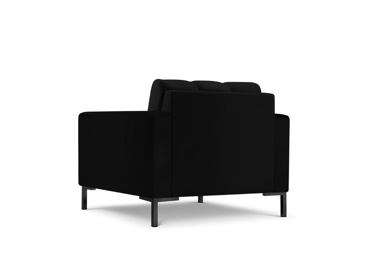 SESSEL Mamaia aus Samt schwarz - Schwarz, Textil (92/75/87cm) - Micadoni