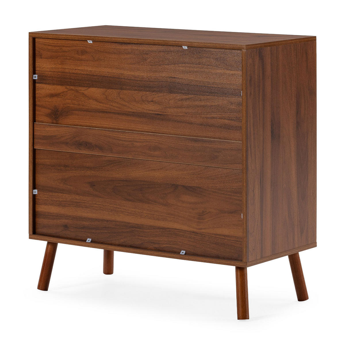 COMODA 80/80/40 Canadá aspect de nuc comun - culoare nucă, compozit lemnos (80/80/40cm) - VS Venta-stock