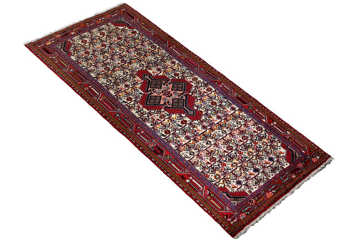 TEPPICH Assadabad Mehrfarbig 215/83 cm Schurwolle - Multicolor, Textil (83/215cm) - Looma