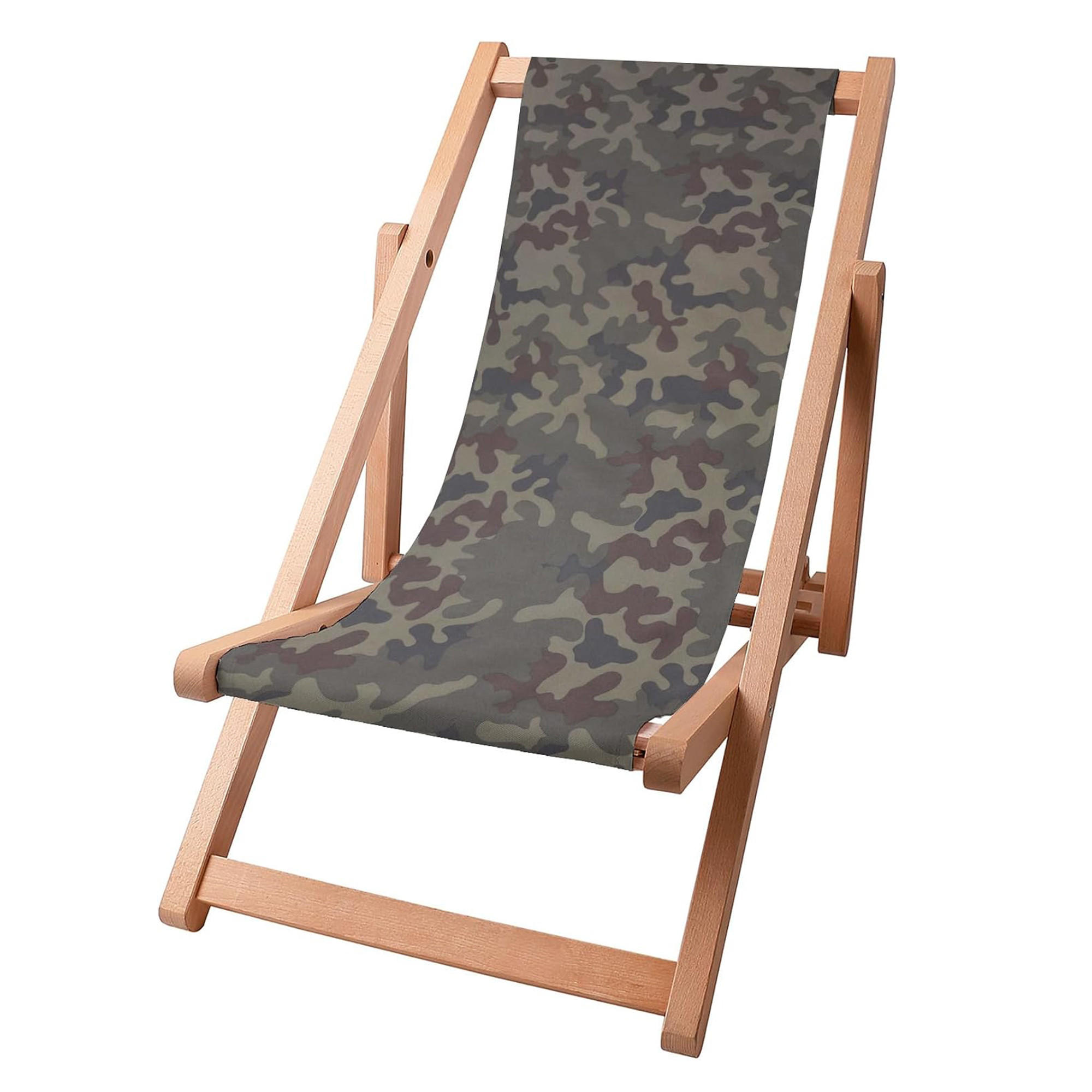 LIEGESTUHL Kinder, Moro, 78/36/59 cm, Buche/Polyester - Multicolor, Holz (36/59/90cm) - Dreamroots
