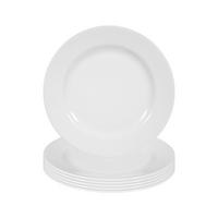 FRÜHSTÜCKSTELLER Rondo/Liane weiß ø 20 cm 6er Set - Weiß, Keramik (20cm) - Seltmann Weiden