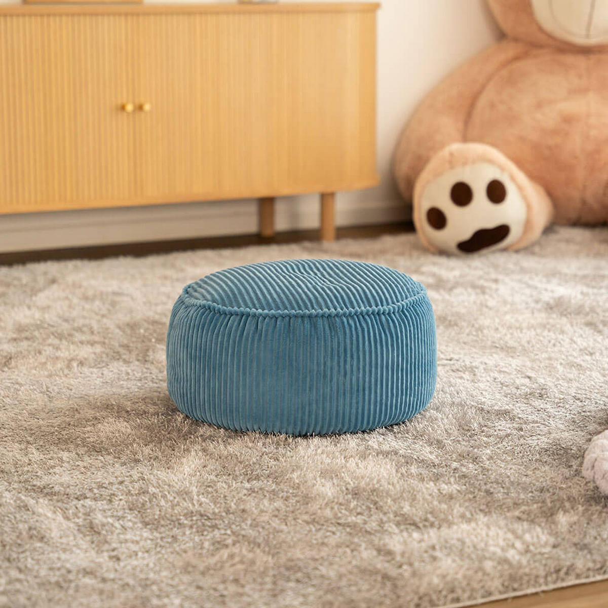 SITZSACK CALM - Blau - Blau, Kunststoff (42/25/42cm) - Home Deluxe
