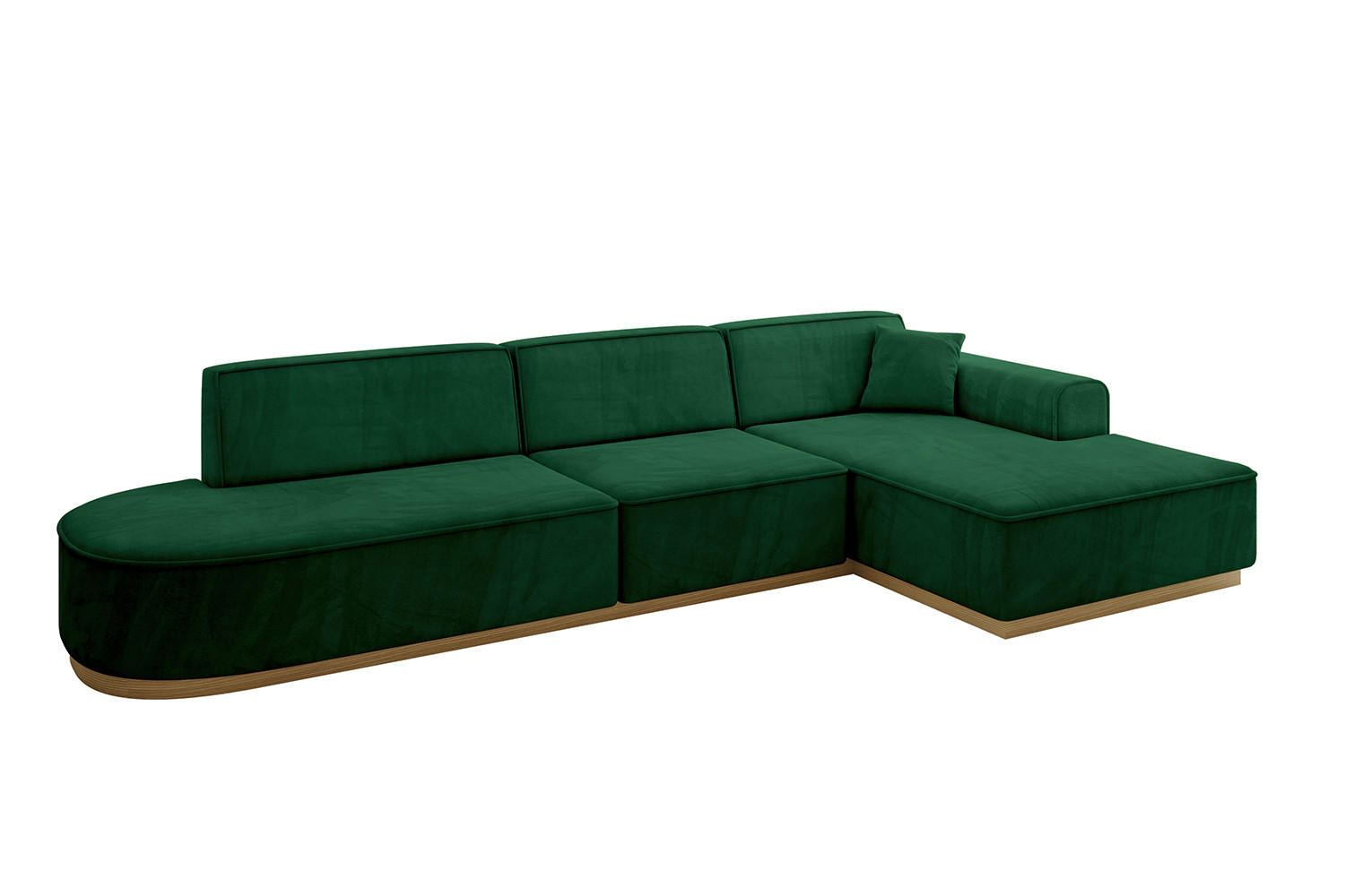 Altdecor Ecksofa Grün 328x171 cm