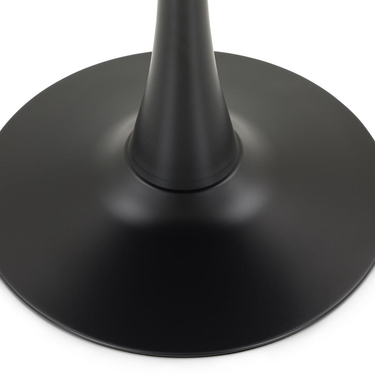 ESSTISCH LOIRE schwarz - Schwarz, Holzwerkstoff/Metall (80/80/73cm) - IDIMEX