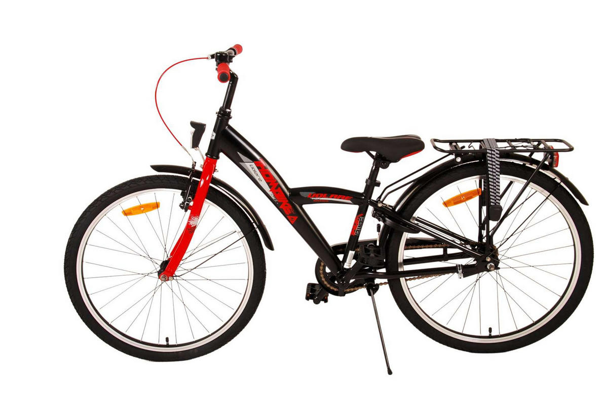 KINDERFAHRRAD Thornbike - Jungen - Rücktritt + Handbremse - 24 Zoll - Rot - Rot, Metall (61cm) - TPFSports