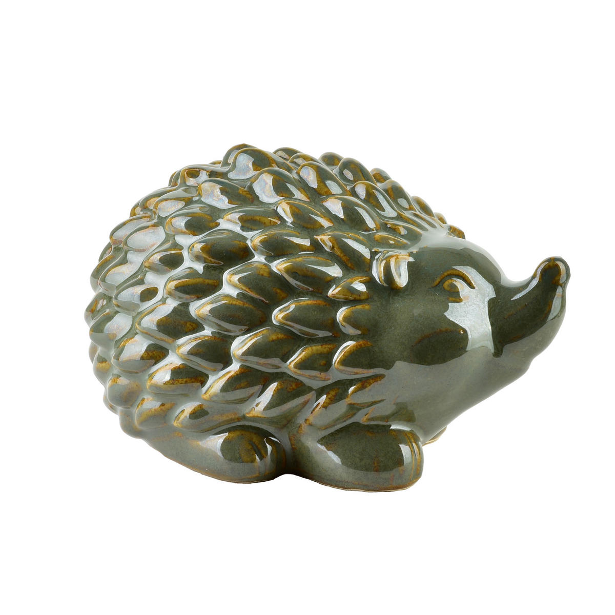 FIGURKA MAVE GREEN, keramika, zelená, 15,5/11/9,5cm - zelená barva, keramika (12/11/16.5cm) - Mondex