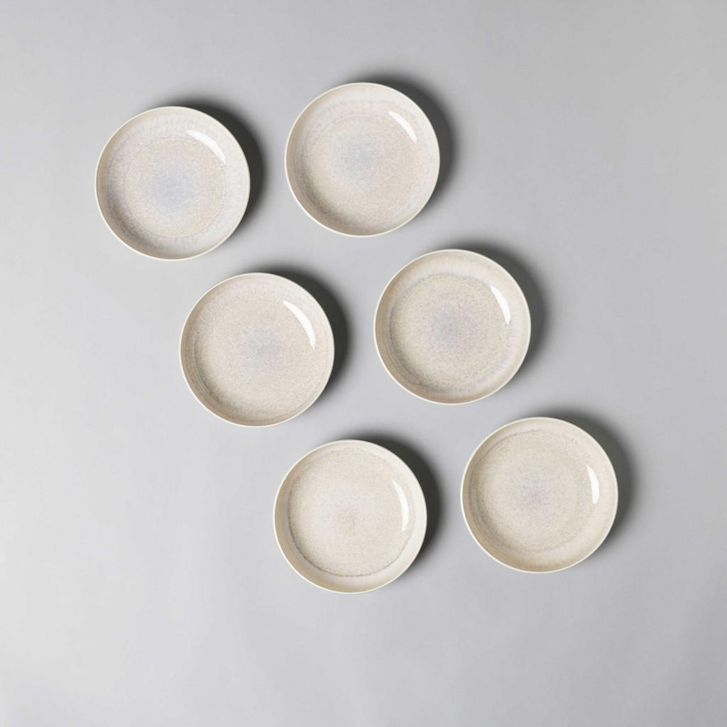 PASTASCHALEN Perlemor Sand beige ø 22,2 cm 6er Set - Beige, Keramik (22.2cm) - like.Villeroy & Boch