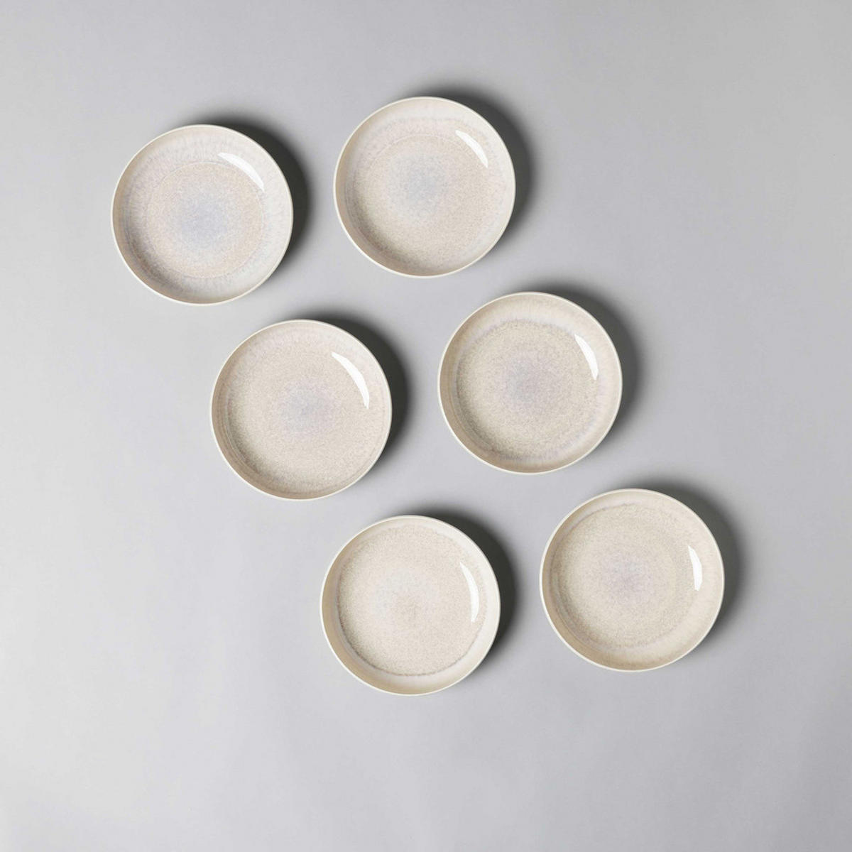 PASTASCHALEN Perlemor Sand beige ø 22,2 cm 6er Set - Beige, Keramik (22.2cm) - like.Villeroy & Boch
