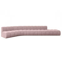 ECKSOFA modulares Sofa Brilo-L2 - 471x174x70 cm Rosa - Rosa, Holzwerkstoff/Textil (471/174cm) - ALTDECOR