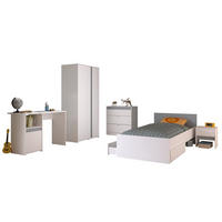 KINDERZIMMER-SET 6-tlg. Parisot Pirouette 21 Holzdekor Weiß - Weiß, Kunststoff (100/1/200cm) - 58aufmkessel