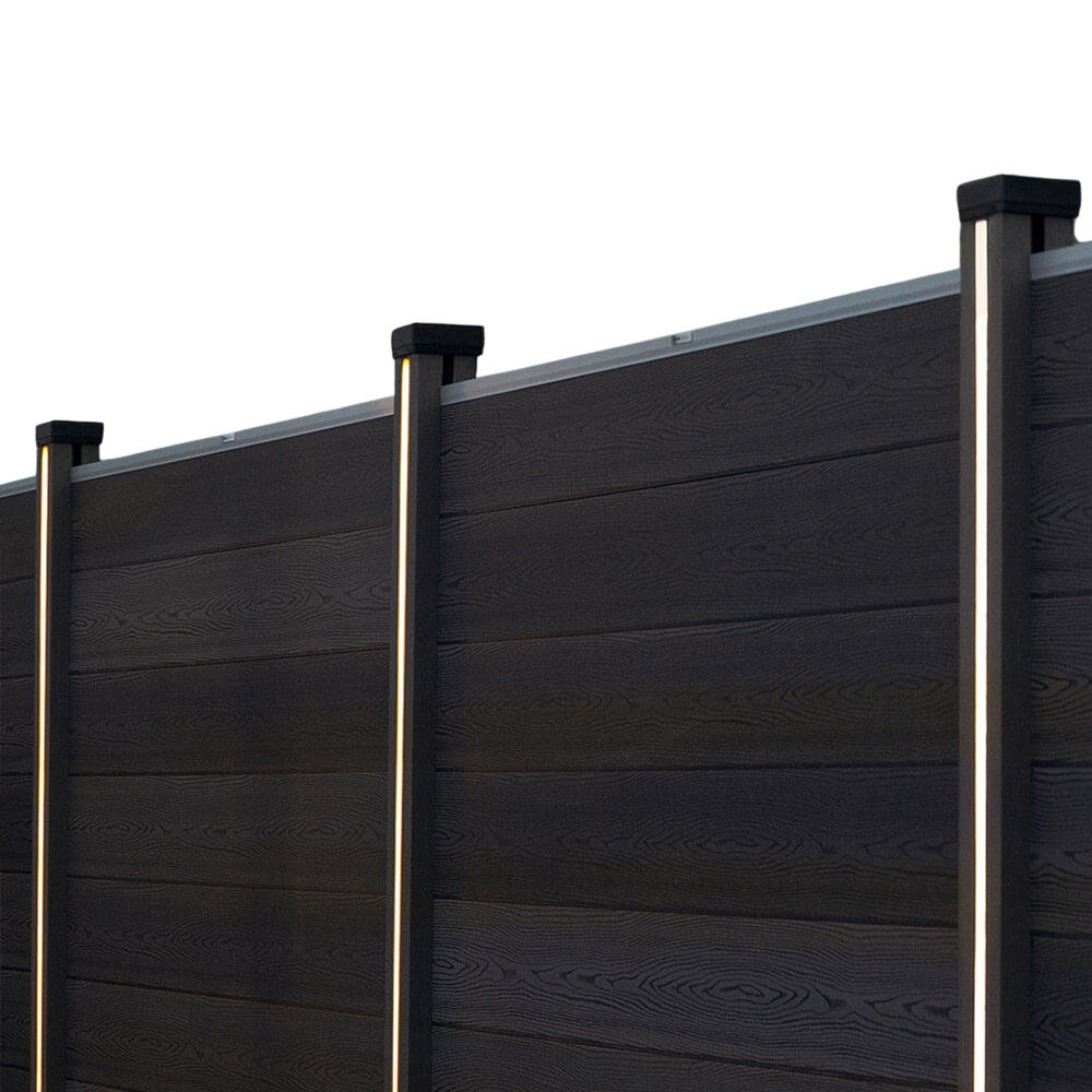 NUTLEISTE CALLUX STRIPE - 1 - Schwarz, Kunststoff (2/184cm) - Home Deluxe