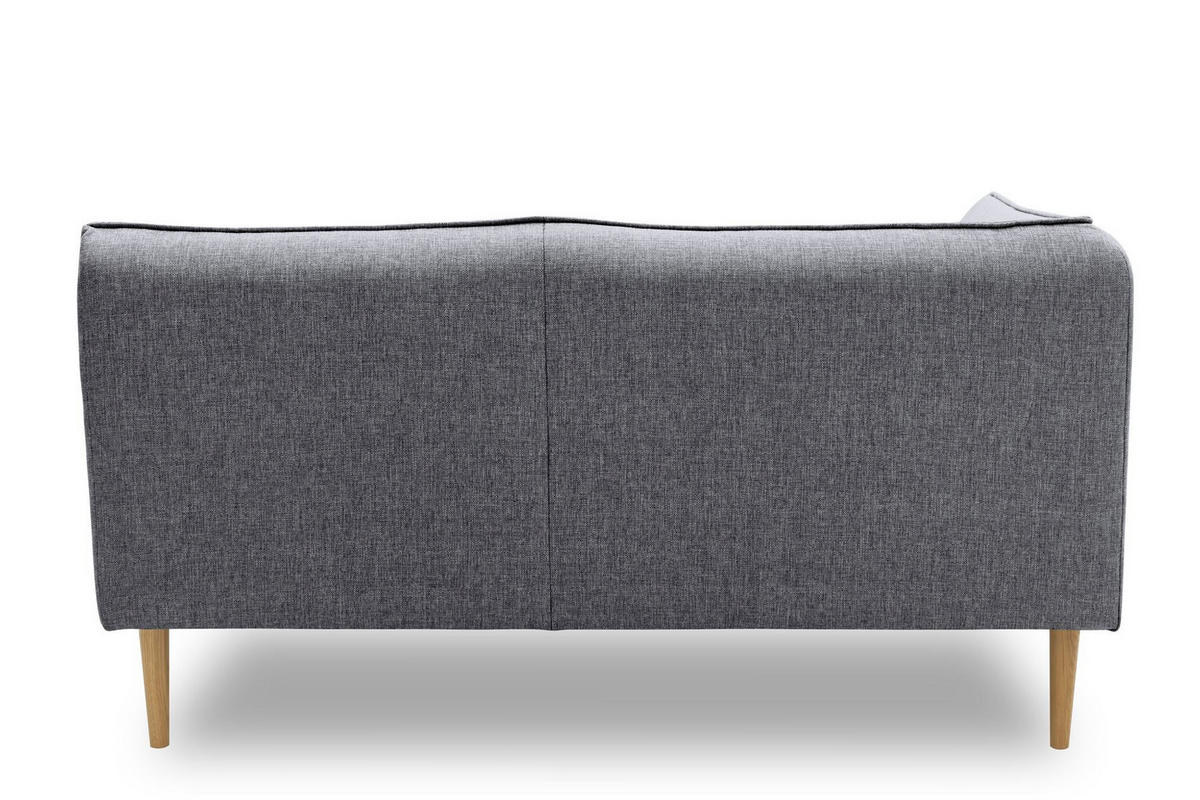 GARTENLOUNGE-SOFA 2-Sitzer Links Braelyn 159x82x82 Bezug in anthrazit - Anthrazit, Kunststoff (159/82/82cm) - 58aufmkessel