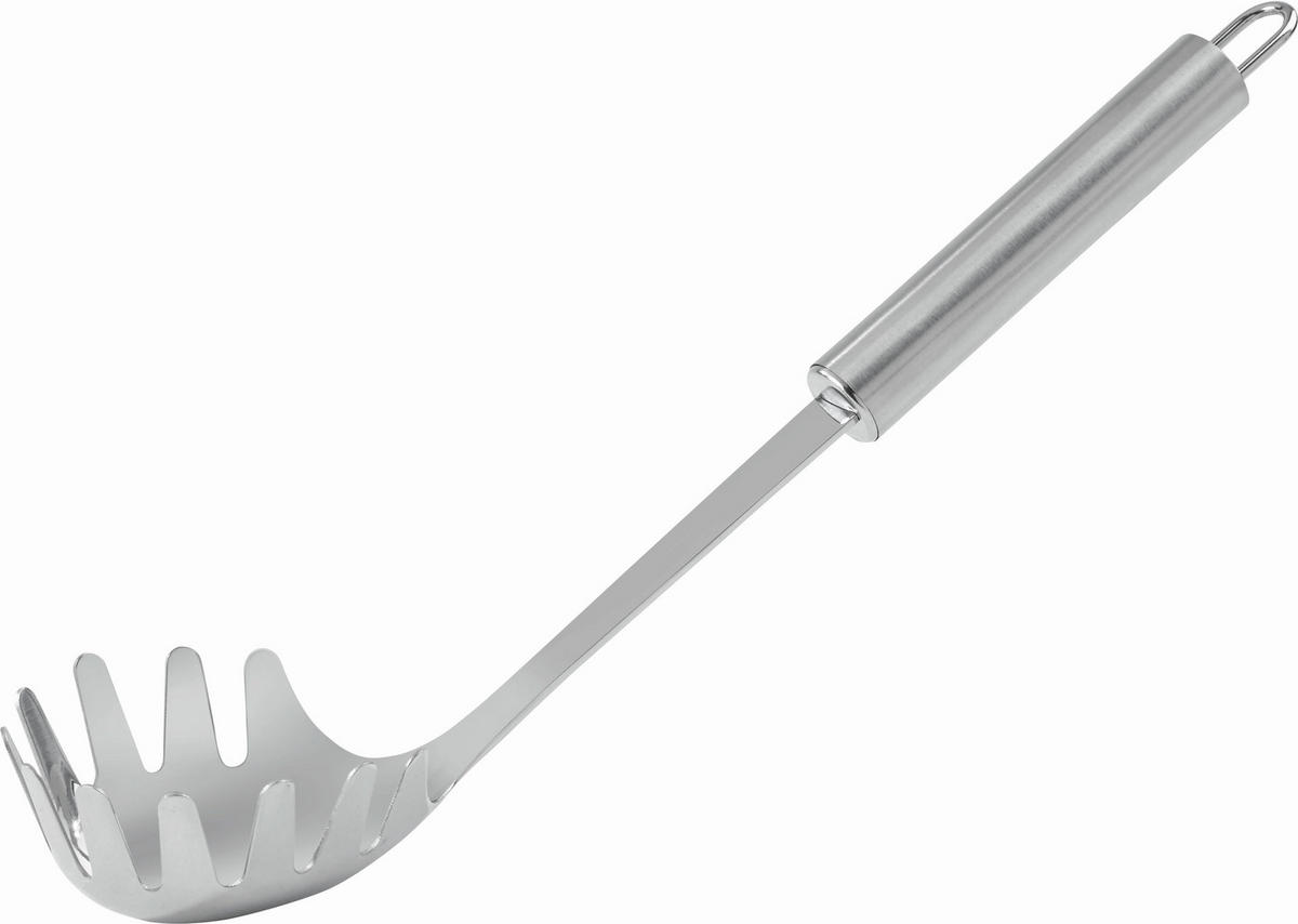 SPAGHETTILÖFFEL Dani aus Edelstahl - Edelstahlfarben, Metall (1cm) - Modern Living